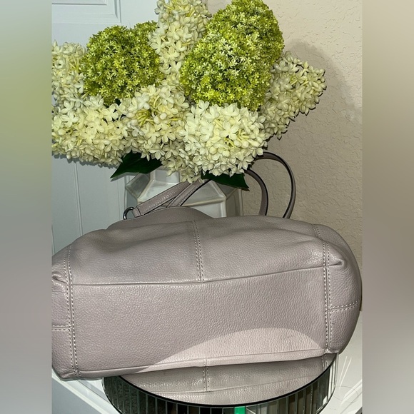 Coach Lexy Large Fog (Grey) Pebble Shoulder Bag - Picture 12 of 16
